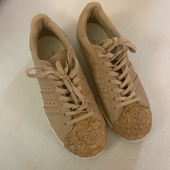 Adidas Superstar 80s Cork & Leather Sneakers - Picture 3 of 14
